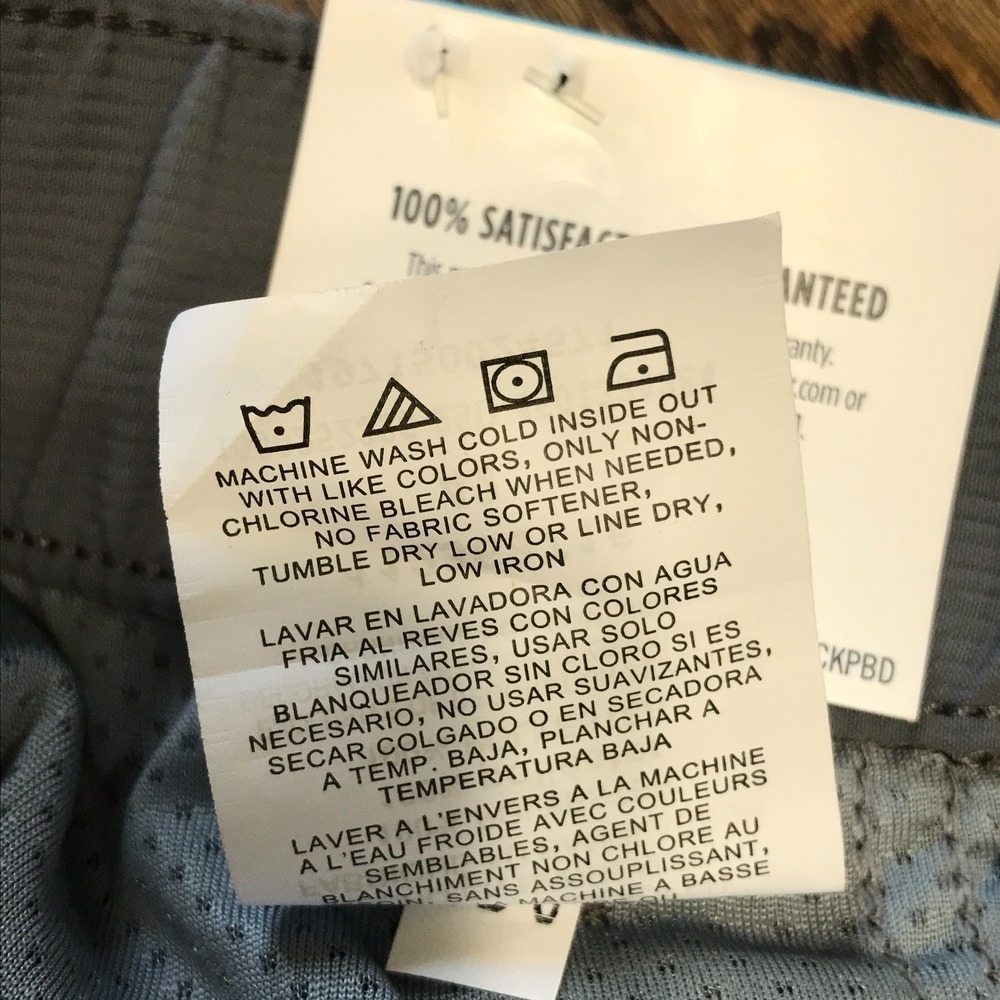 Wrangler Zipper Cargo Shorts Mens 42 Gray Field Utility Relaxed Fit 10" Inseam - Picture 8 of 8
